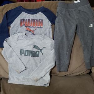 Puma set - 2 long sleeves + sweatpants